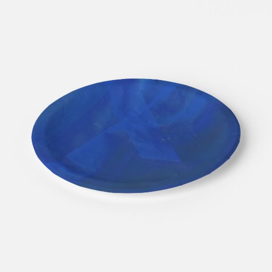 Blue Paper-Teller Pappteller (Schrägansicht)