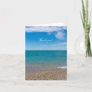 Blue Paradise am Lake Michigan Danke Karte