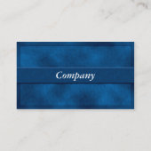 Blue Parchment Business Card Visitenkarte (Rückseite)
