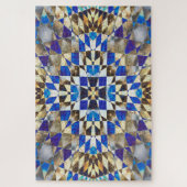 Blue Parquet Puzzle (Vertikal)