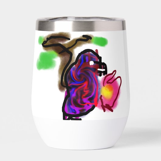 Blue parrot (Rückseite)