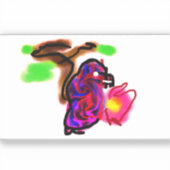 Blue parrot  aufkleber (Vorderseite)