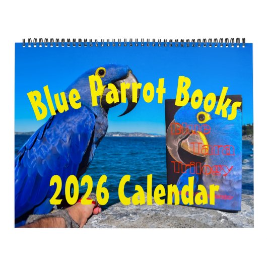 Blue Parrot Books 2026 Kalender (Titelbild)