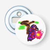 Blue parrot  flaschenöffner (Vorderseite)