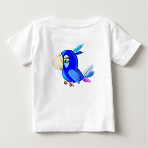 Blue Parrot Funny Baby T - Shirt