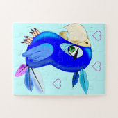 Blue Parrot Jigsaw Puzzle (Horizontal)