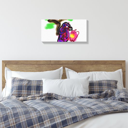 Blue parrot  leinwanddruck (Insitu (Schlafzimmer))