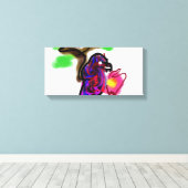 Blue parrot  leinwanddruck (Insitu (Holzboden))