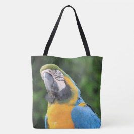 Blue Parrot Tote Bag Tasche