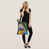 Blue Parrot Tote Bag Tasche (Am Model)