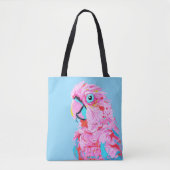 Blue Parrot Tote Bag Tasche (Vorderseite)