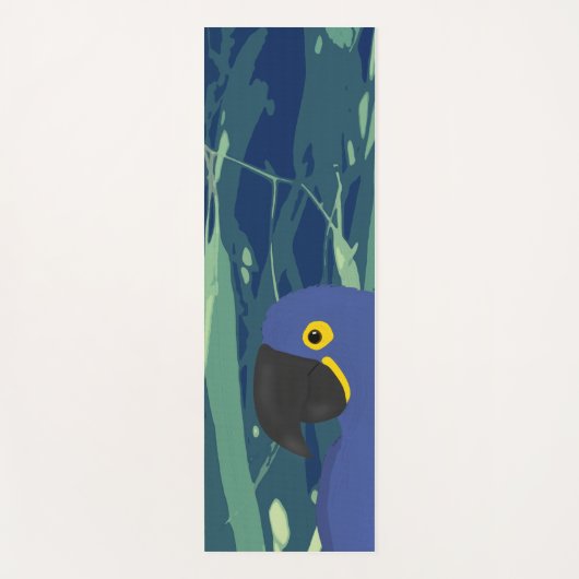 Blue Parrot Yoga Mat Yogamatte (Vorderseite)