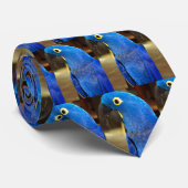 Blue Parrots_ Krawatte (Gerollt)