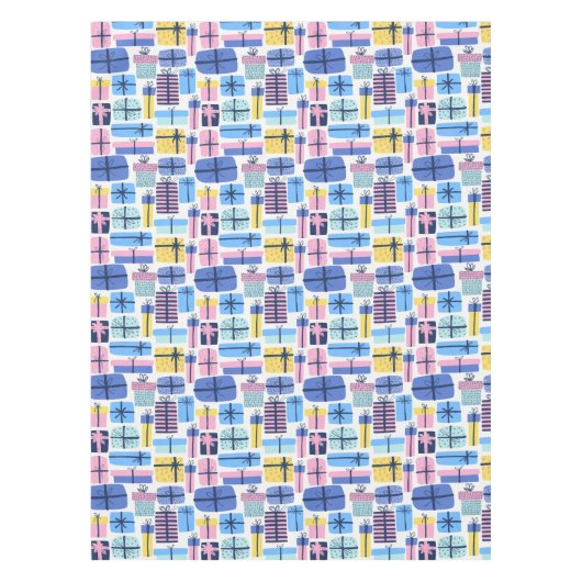 Blue Party Gift Tablecloth Tischdecke (Vorderseite)