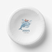 Blue Party zum 1. Geburtstag Pappteller (Vorderseite)