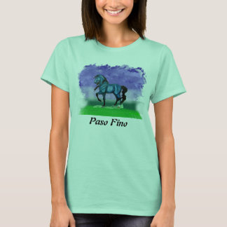 Blue Paso Fino Pferd T - Shirt