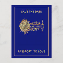 Blue Passport Reisen Save the Date