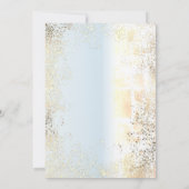 Blue Pastel Dreamcatcher Es ist eine Baby-Dusche Einladung (Rückseite)