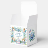 Blue Pastel Floral Fairy Erster Geburtstag - Geschenkschachtel (Geöffnet)