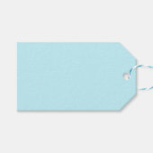Blue Pastel Gift Tags Geschenkanhänger (Vorderseite (Horizontal))