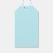 Blue Pastel Gift Tags Geschenkanhänger (Rückseite)
