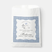 Blue Pastel Little Boo Ghost Birthday Dessert Geschenktütchen (Vorderseite)