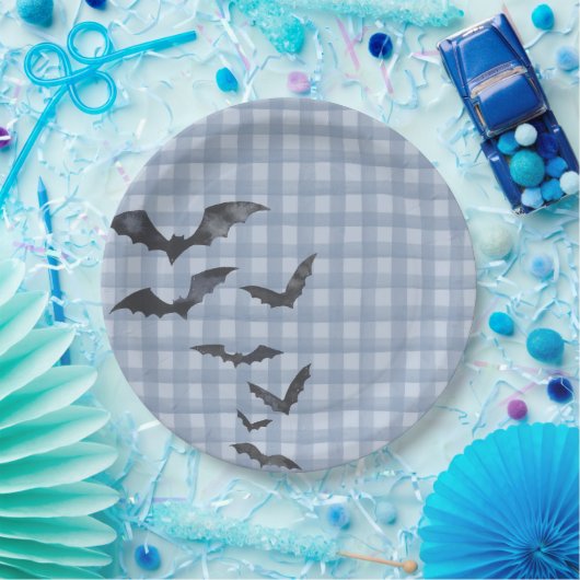 Blue Pastel Little Boo Ghost Birthday Dessert Pappteller (Party)