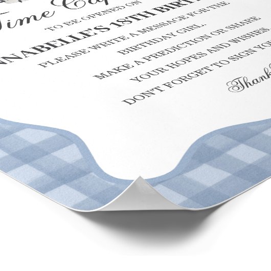 Blue Pastel Little Boo Ghost Time Kapselspiel Poster (Ecke)