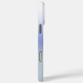 Blue Pastel Ombre Initial Monogram Individuelle Na Case-Mate iPhone Hülle (Rückseite / Rechts)