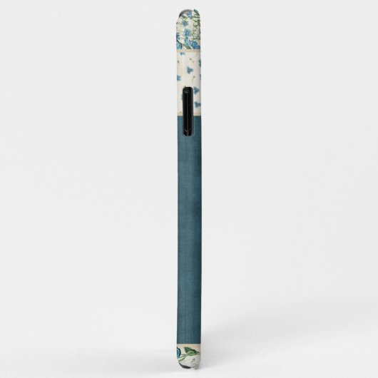 Blue Patchwork Phone Case (Hinten/Rechts)