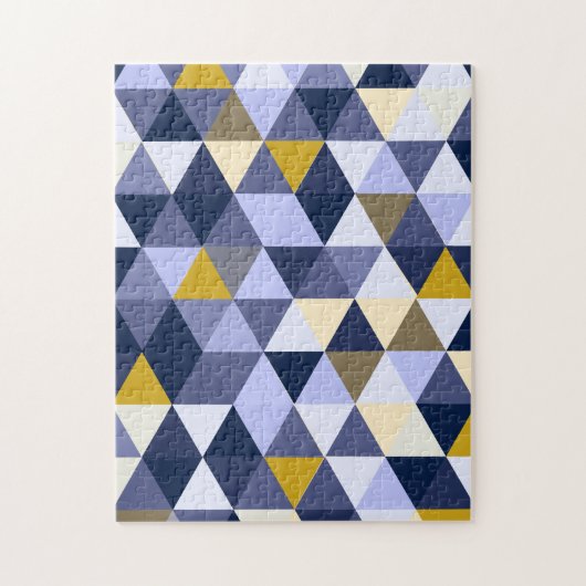 Blue Pattern Illustration Spaß Herausforderung für Puzzle (Vertikal)