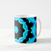 BLUE PATTERN KAFFEETASSE (VorderseiteRechts)