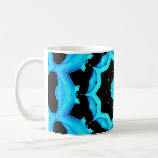 BLUE PATTERN KAFFEETASSE (Links)