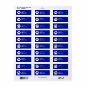 Blue Paw Print (Vorne)