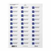 Blue Paw Print (Vorne)