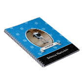 Blue Paw Print Pet Notizblock (Rechte Seite)