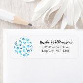 Blue Paw Prints Bones - Neues Puppy ShowParty (Insitu)