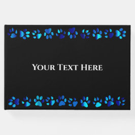 Blue Paw Prints - Gästebuch