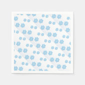 Blue Paws - Standard Cocktail Paper Napkins Serviette (Vorderseite)