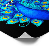 Blue Pea Poster (Ecke)