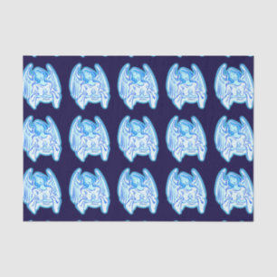 Blue Peace Angel Tissue Paper Seidenpapier