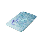 Blue Peace Badematte (Schrägansicht)