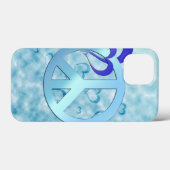 Blue Peace Case-Mate iPhone Hülle (Rückseite (Horizontal))