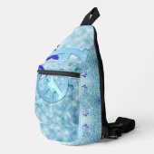 Blue Peace Crossbody Bag (Rechte Ecke)