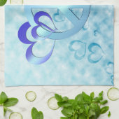 Blue Peace Handtuch (Gefaltet)