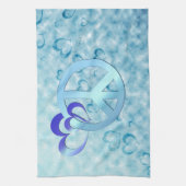Blue Peace Handtuch (Vertikal)