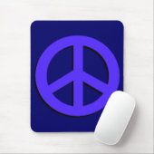 Blue Peace Mousepad (Mit Mouse)