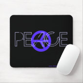 Blue Peace Mousepad (Mit Mouse)