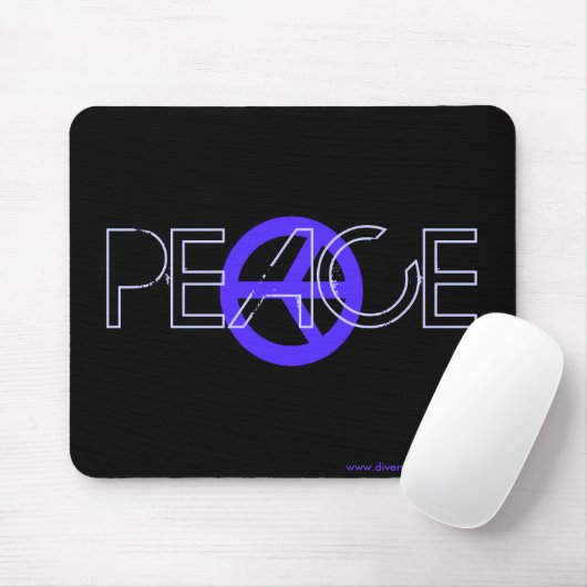 Blue Peace Mousepad (Mit Mouse)