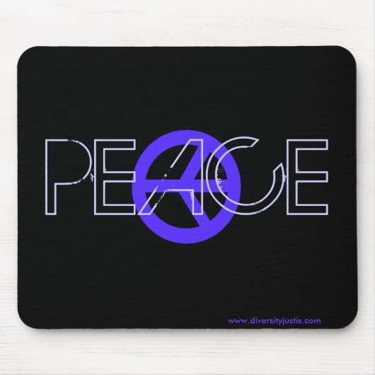 Blue Peace Mousepad (Vorne)
